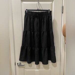 Woman’s Black Maxi Skirt